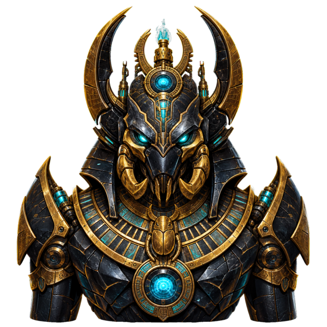 Khepra-Forge, machine-god of obsidian and machines